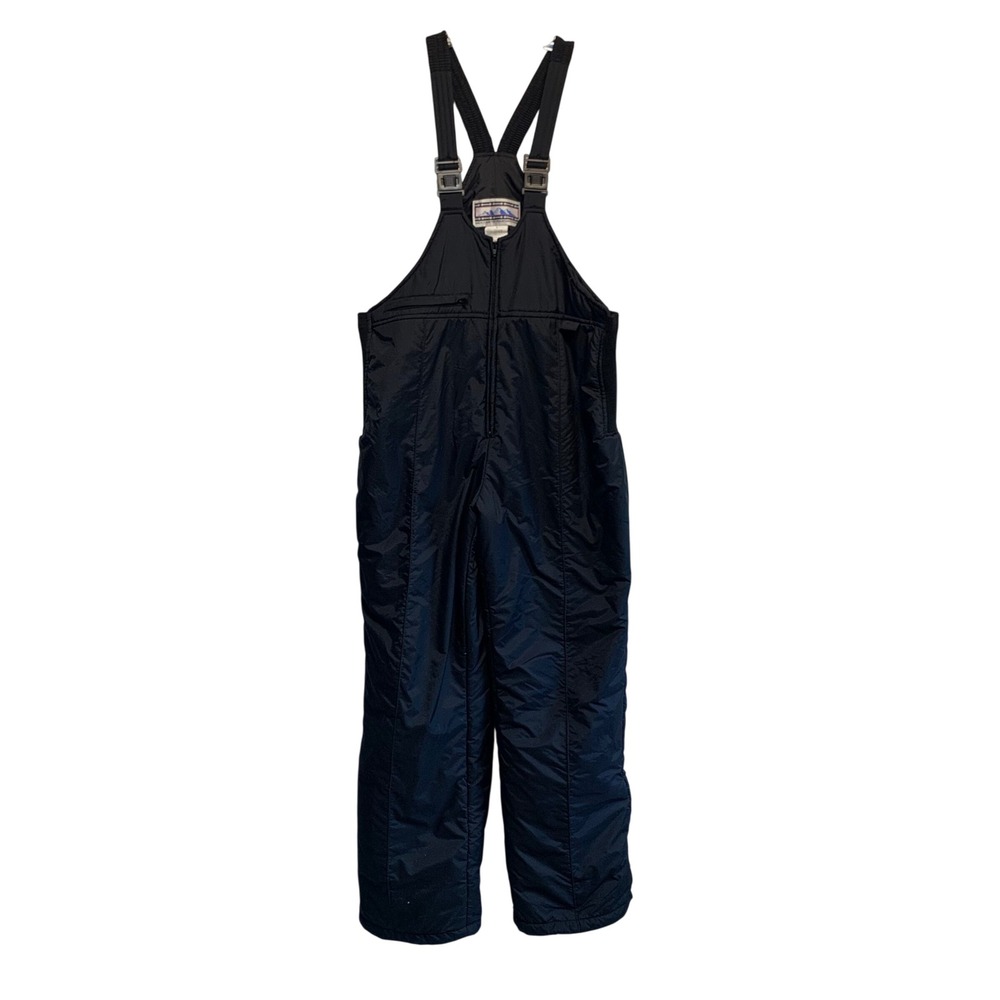 Back Country Mountaineering Snow Bib Overalls XL Black Insulated Ski Utility